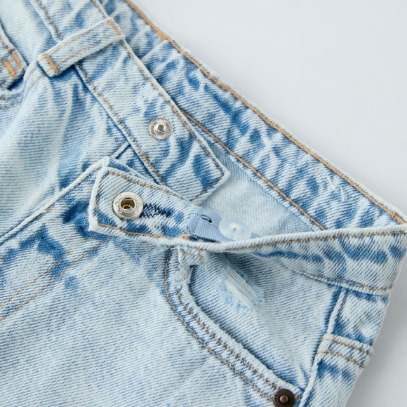 ZARA BOYS DENIM SHORTS - Picture 3 of 4